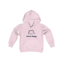 Load image into Gallery viewer, Choose Happy Youth Heavy Blend Hooded Sweatshirt