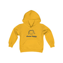 Load image into Gallery viewer, Choose Happy Youth Heavy Blend Hooded Sweatshirt