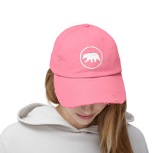Load image into Gallery viewer, Bear Unisex Distressed Cap