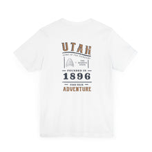Load image into Gallery viewer, Utah Find Your Adventure Unisex Jersey Short Sleeve Tee