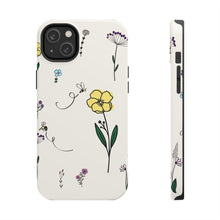 Load image into Gallery viewer, Flowers And Bees Tough Phone Cases