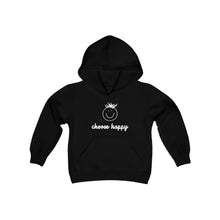 Load image into Gallery viewer, Choose Happy Youth Heavy Blend Hooded Sweatshirt