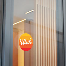 Load image into Gallery viewer, Utah Round Vinyl Stickers