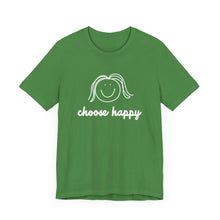 Load image into Gallery viewer, Choose Happy Unisex Jersey Short Sleeve Tee
