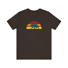Load image into Gallery viewer, Bear Sunset Unisex Jersey Short Sleeve Tee