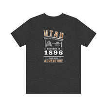 Load image into Gallery viewer, Utah Find Your Adventure Unisex Jersey Short Sleeve Tee