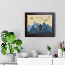 Load image into Gallery viewer, Then Sings My Soul Framed Horizontal Poster