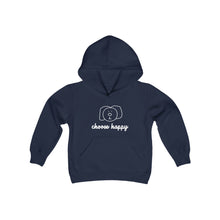 Load image into Gallery viewer, Choose Happy Youth Heavy Blend Hooded Sweatshirt