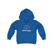 Load image into Gallery viewer, Choose Happy Youth Heavy Blend Hooded Sweatshirt