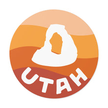 Load image into Gallery viewer, Delicate Arch Round Vinyl Stickers