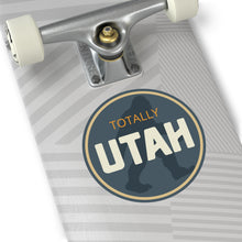 Load image into Gallery viewer, Bigfoot Totally Utah Round Vinyl Stickers