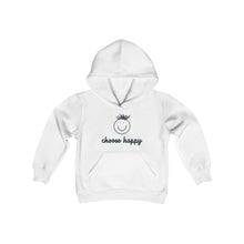 Load image into Gallery viewer, Choose Happy Youth Heavy Blend Hooded Sweatshirt