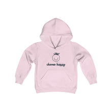 Load image into Gallery viewer, Choose Happy Youth Heavy Blend Hooded Sweatshirt