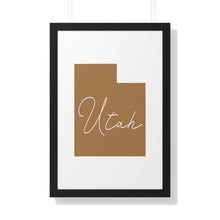 Load image into Gallery viewer, Utah Framed Vertical Poster