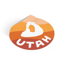Load image into Gallery viewer, Delicate Arch Round Vinyl Stickers