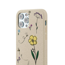 Load image into Gallery viewer, Flowers And Bees Biodegradable Cases