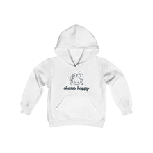 Load image into Gallery viewer, Choose Happy Youth Heavy Blend Hooded Sweatshirt