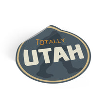 Load image into Gallery viewer, Bigfoot Totally Utah Round Vinyl Stickers