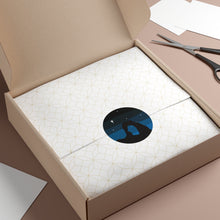 Load image into Gallery viewer, Arches At Night Round Vinyl Stickers