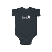 Load image into Gallery viewer, Somebody In Utah Loves Me Infant Fine Jersey Bodysuit