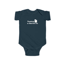 Load image into Gallery viewer, Somebody In Utah Loves Me Infant Fine Jersey Bodysuit
