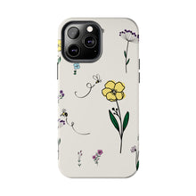 Load image into Gallery viewer, Flowers And Bees Tough Phone Cases
