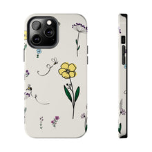 Load image into Gallery viewer, Flowers And Bees Tough Phone Cases