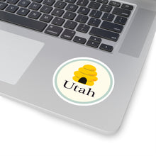 Load image into Gallery viewer, Utah Beehive Kiss-Cut Stickers