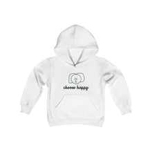 Load image into Gallery viewer, Choose Happy Youth Heavy Blend Hooded Sweatshirt