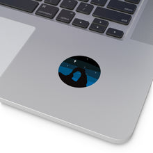 Load image into Gallery viewer, Arches At Night Round Vinyl Stickers