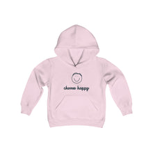 Load image into Gallery viewer, Choose Happy Youth Heavy Blend Hooded Sweatshirt