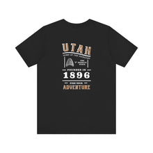 Load image into Gallery viewer, Utah Find Your Adventure Unisex Jersey Short Sleeve Tee