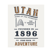 Load image into Gallery viewer, Utah Find Your Adventure Matte Vertical Posters