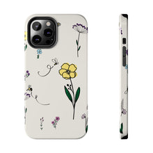 Load image into Gallery viewer, Flowers And Bees Tough Phone Cases