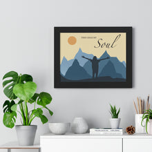 Load image into Gallery viewer, Then Sings My Soul Framed Horizontal Poster