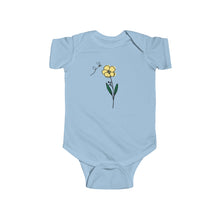 Load image into Gallery viewer, Flower And Bee Infant Fine Jersey Bodysuit