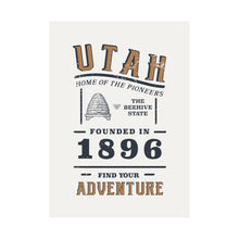 Load image into Gallery viewer, Utah Find Your Adventure Matte Vertical Posters