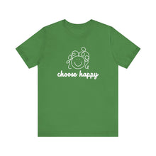 Load image into Gallery viewer, Choose Happy Unisex Jersey Short Sleeve Tee