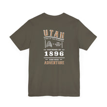 Load image into Gallery viewer, Utah Find Your Adventure Unisex Jersey Short Sleeve Tee