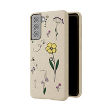 Load image into Gallery viewer, Flowers And Bees Biodegradable Cases