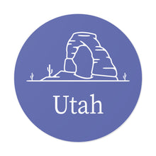 Load image into Gallery viewer, Utah Arch Round Vinyl Stickers