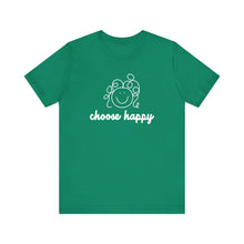 Load image into Gallery viewer, Choose Happy Unisex Jersey Short Sleeve Tee