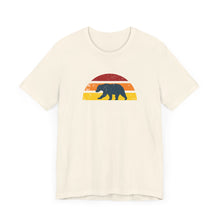 Load image into Gallery viewer, Bear Sunset Unisex Jersey Short Sleeve Tee