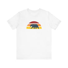 Load image into Gallery viewer, Bear Sunset Unisex Jersey Short Sleeve Tee