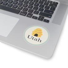 Load image into Gallery viewer, Utah Beehive Kiss-Cut Stickers