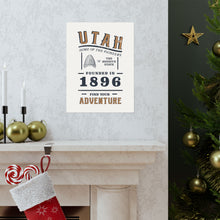 Load image into Gallery viewer, Utah Find Your Adventure Matte Vertical Posters