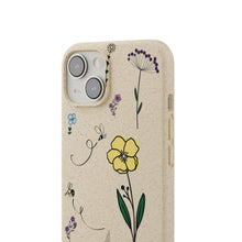 Load image into Gallery viewer, Flowers And Bees Biodegradable Cases