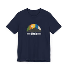 Load image into Gallery viewer, Utah Mountain Sky Unisex Jersey Short Sleeve Tee