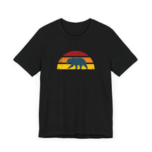 Load image into Gallery viewer, Bear Sunset Unisex Jersey Short Sleeve Tee