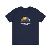 Load image into Gallery viewer, Utah Mountain Sky Unisex Jersey Short Sleeve Tee